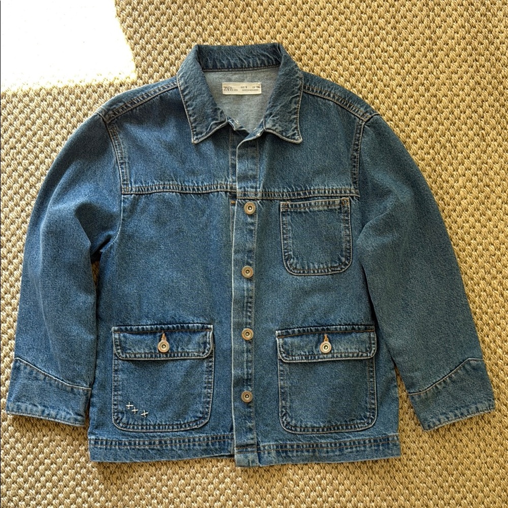 Zara Kids Blue Jean Jacket size 9 years